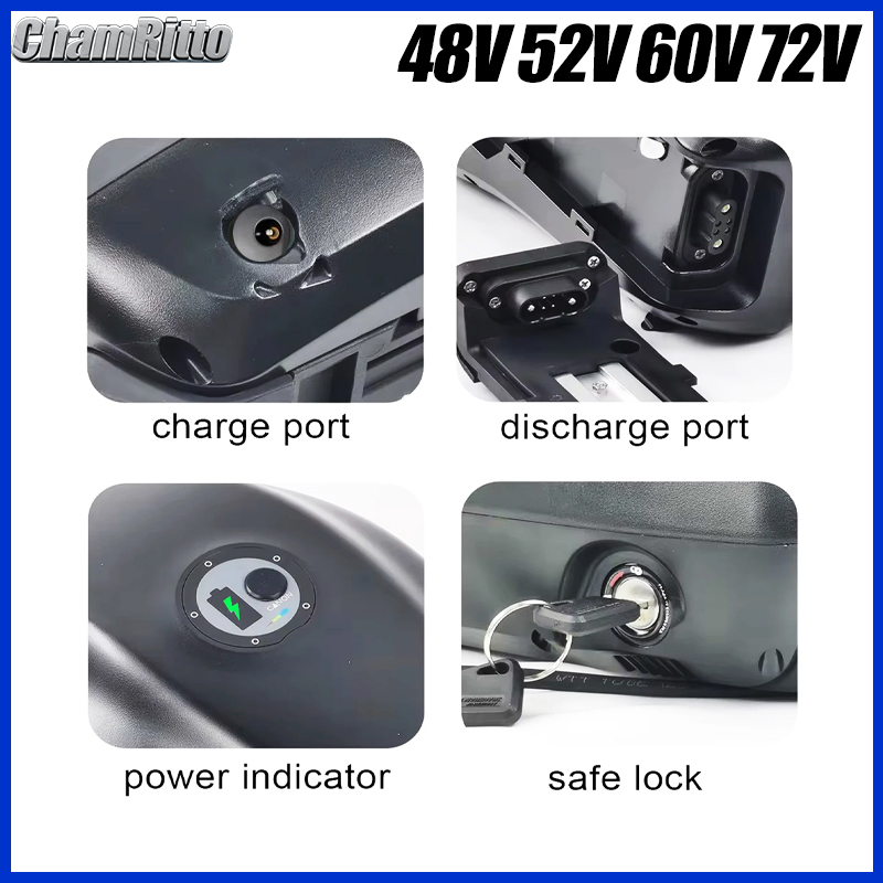 Batteria a tubo inferiore per  - 72V 50Ah 21700 Lithium Battery recensione e prezzo