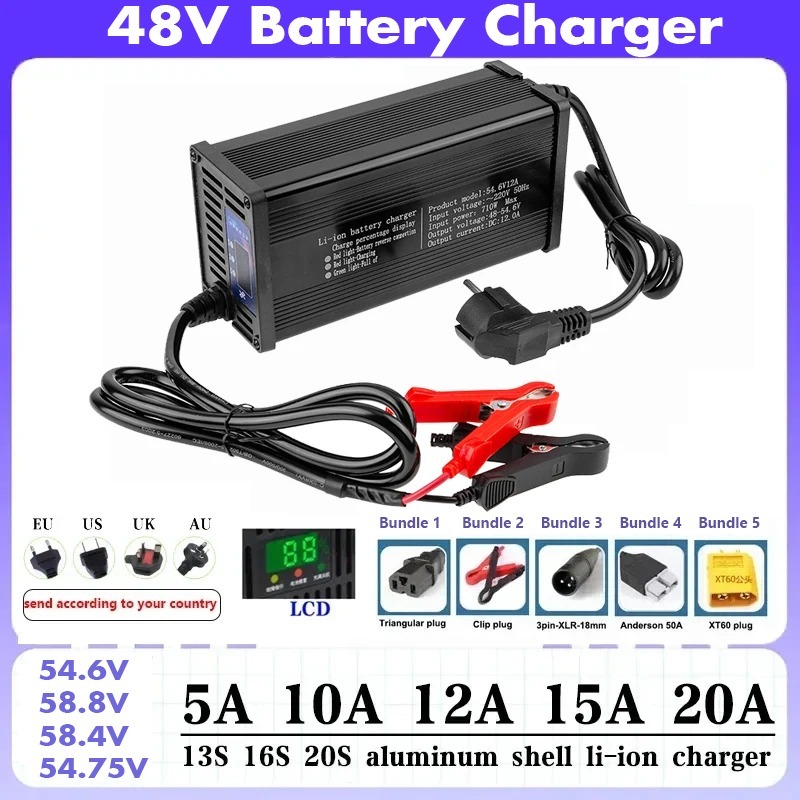 Caricabatteria al litio per ve - 84V 20A Smart Charger recensione e prezzo